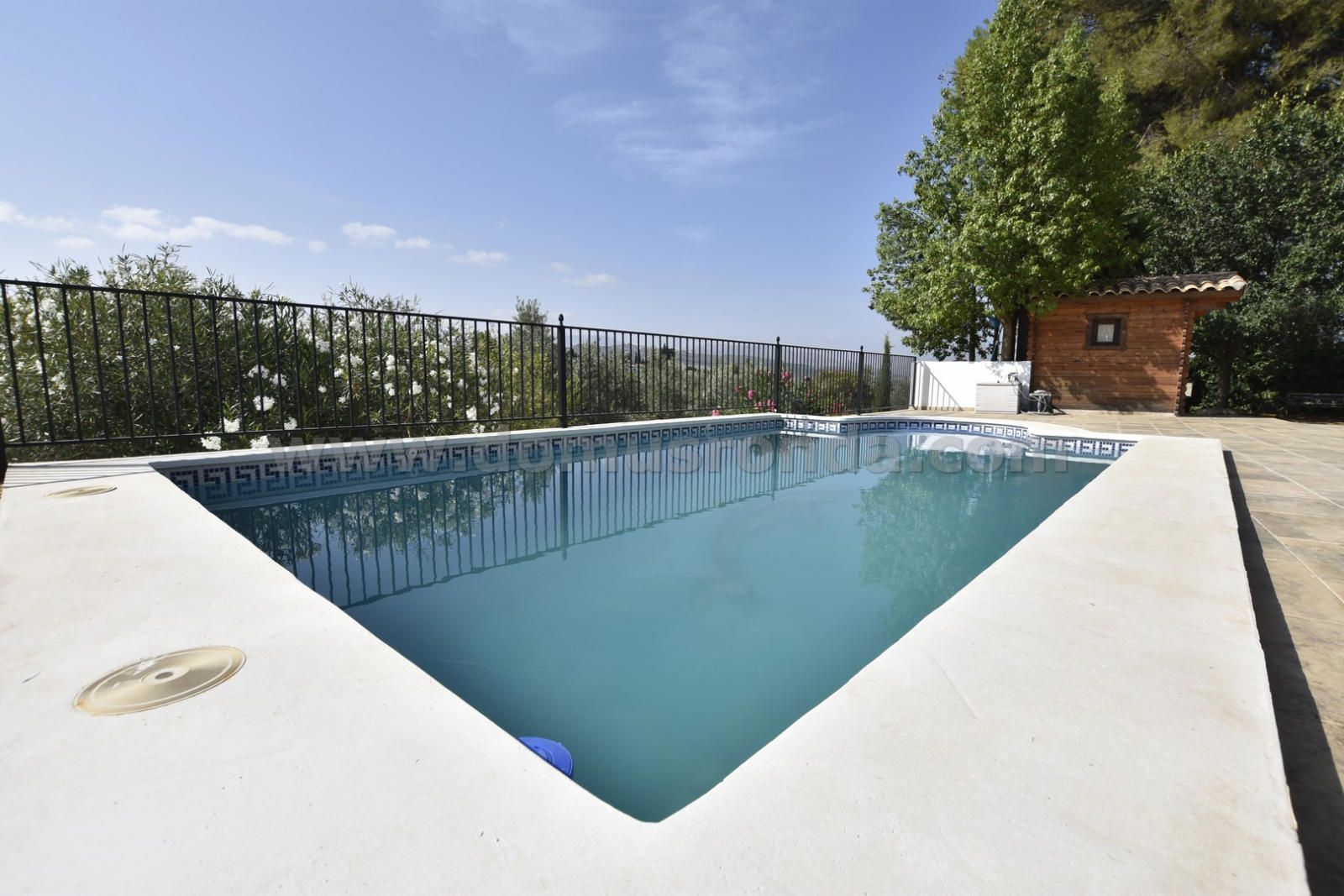 Swimming pool of Country house to rent in Ronda  with Air Conditioner, Heating and Terrace