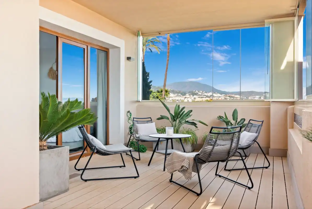 Terrassa de Apartament en venda en Estepona amb Aire condicionat, Terrassa i Traster
