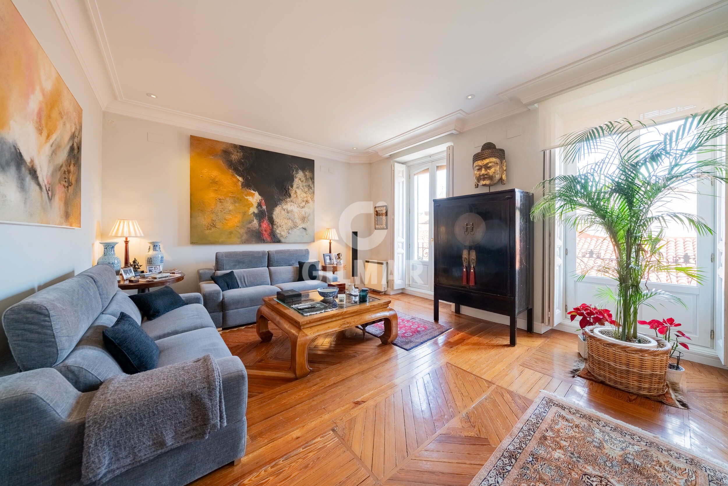 Living room of Flat for sale in  Madrid Capital  with Heating and Storage room