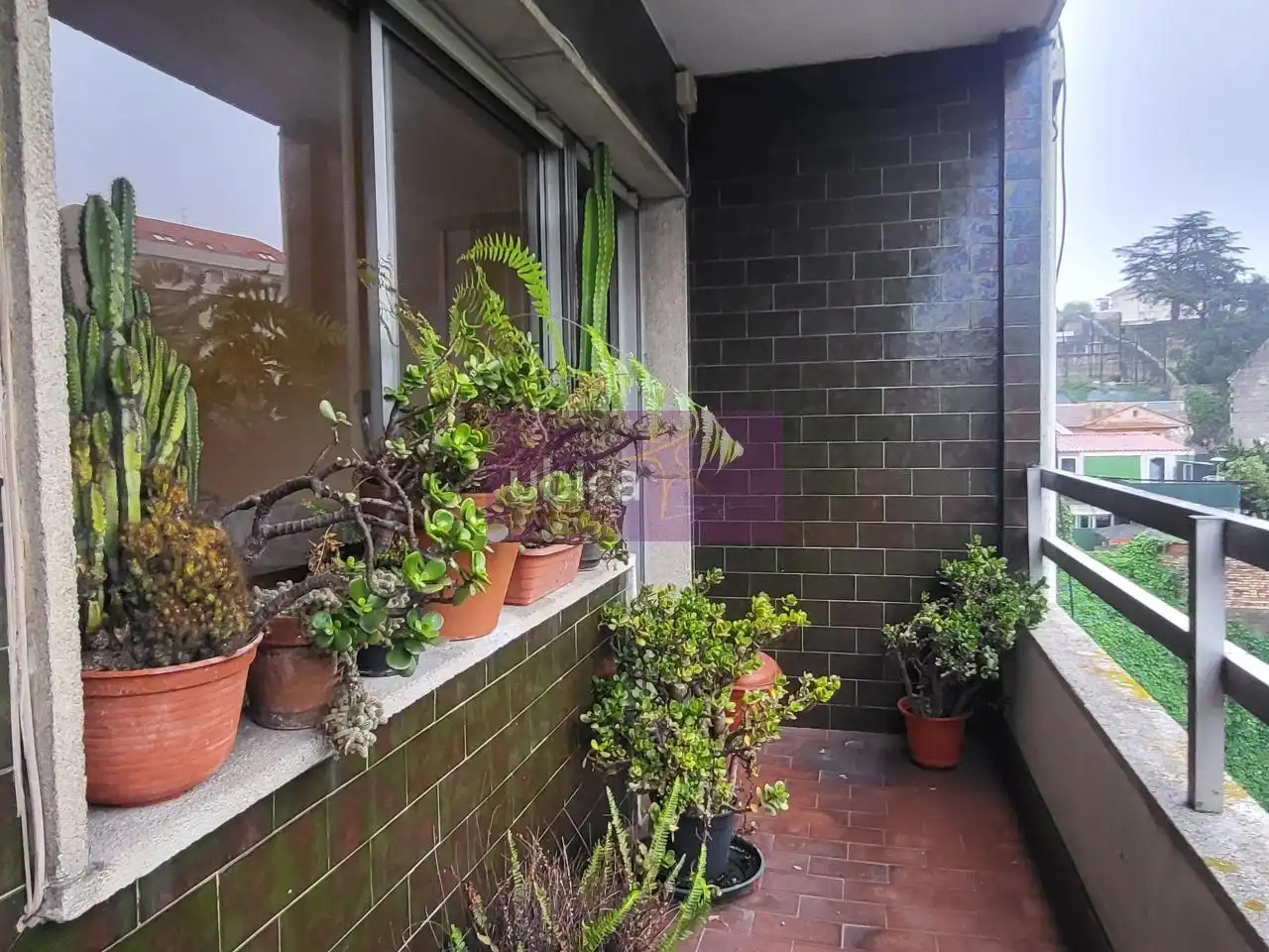 Balcony of Flat for sale in Centro Urbano