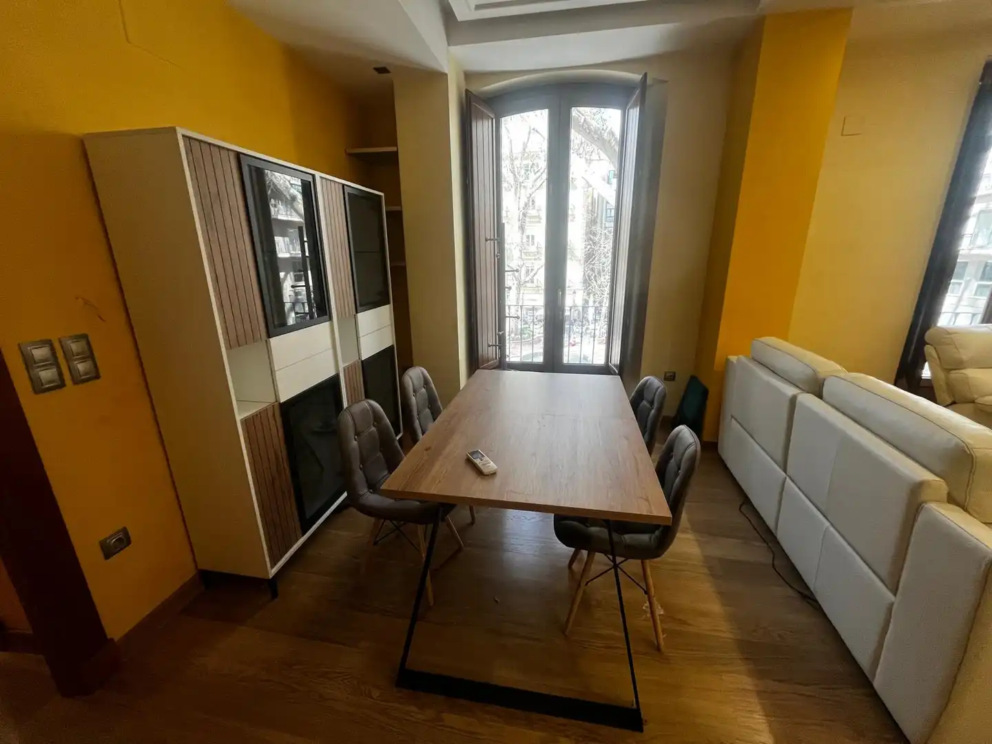 Esszimmer von Wohnung zur Miete in Granada mit Klimaanlage, Heizung und Parkett