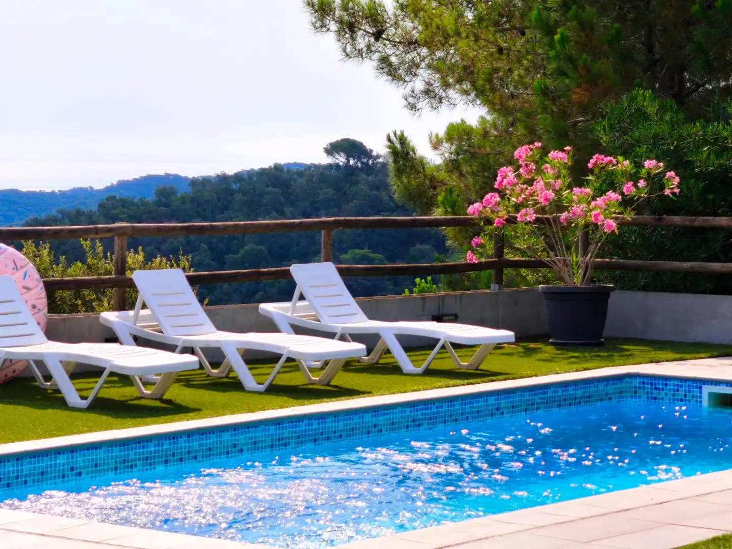 Piscina de Casa o xalet en venda en Lloret de Mar amb Calefacció, Jardí privat i Terrassa