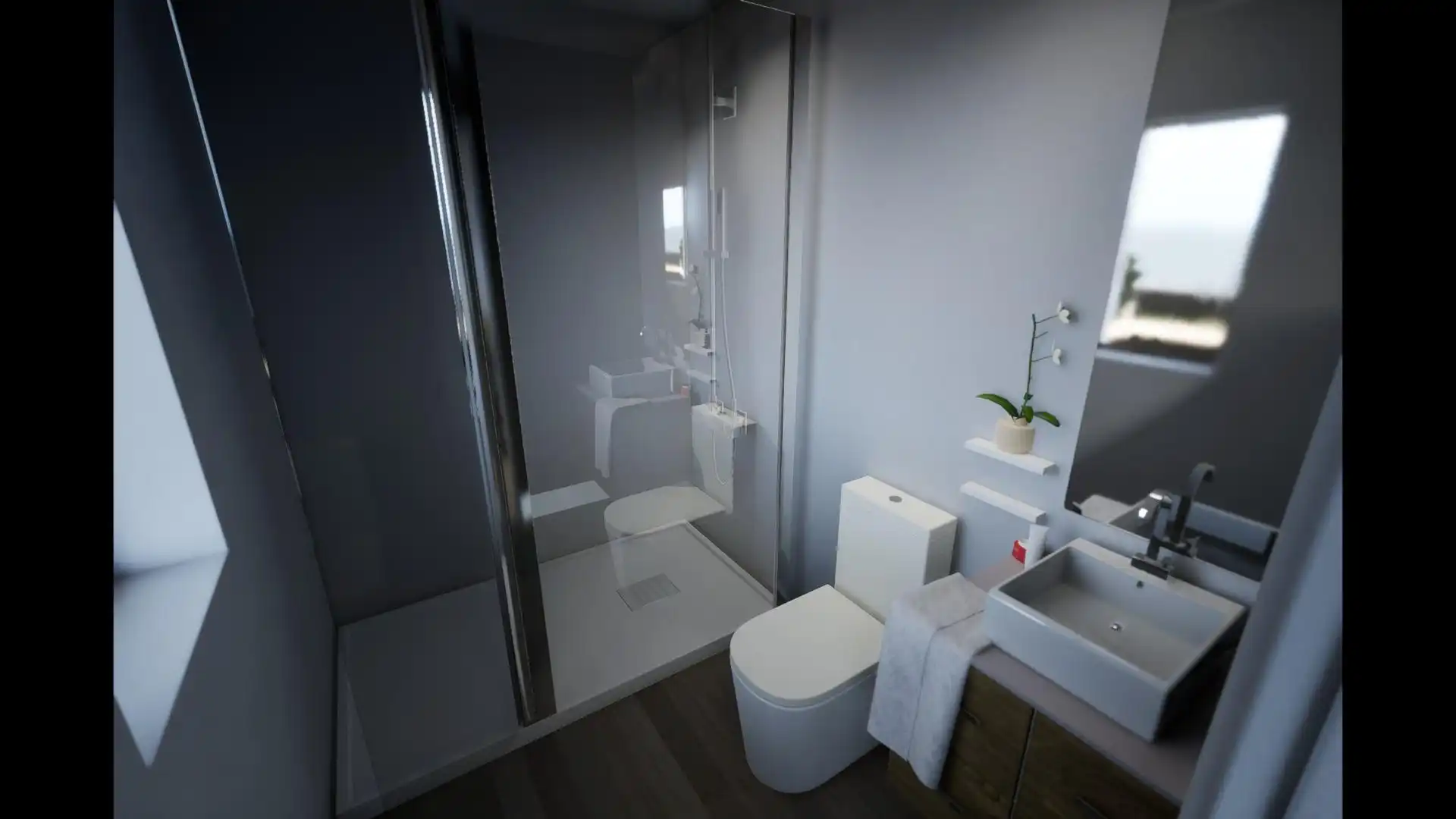 Baño de Casa o chalet en venta en Garriguella con Aire acondicionado, Calefacción y Jardín privado