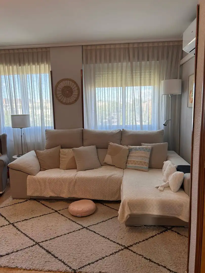 Living room of Flat for sale in  Madrid Capital  with Terrace