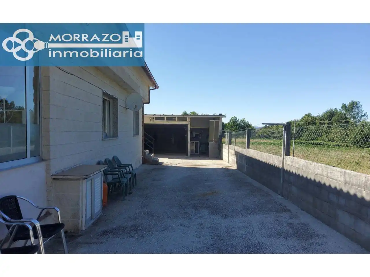 Vista exterior de Casa o chalet en venta en A Estrada  con Aire acondicionado, Piscina y Amueblado