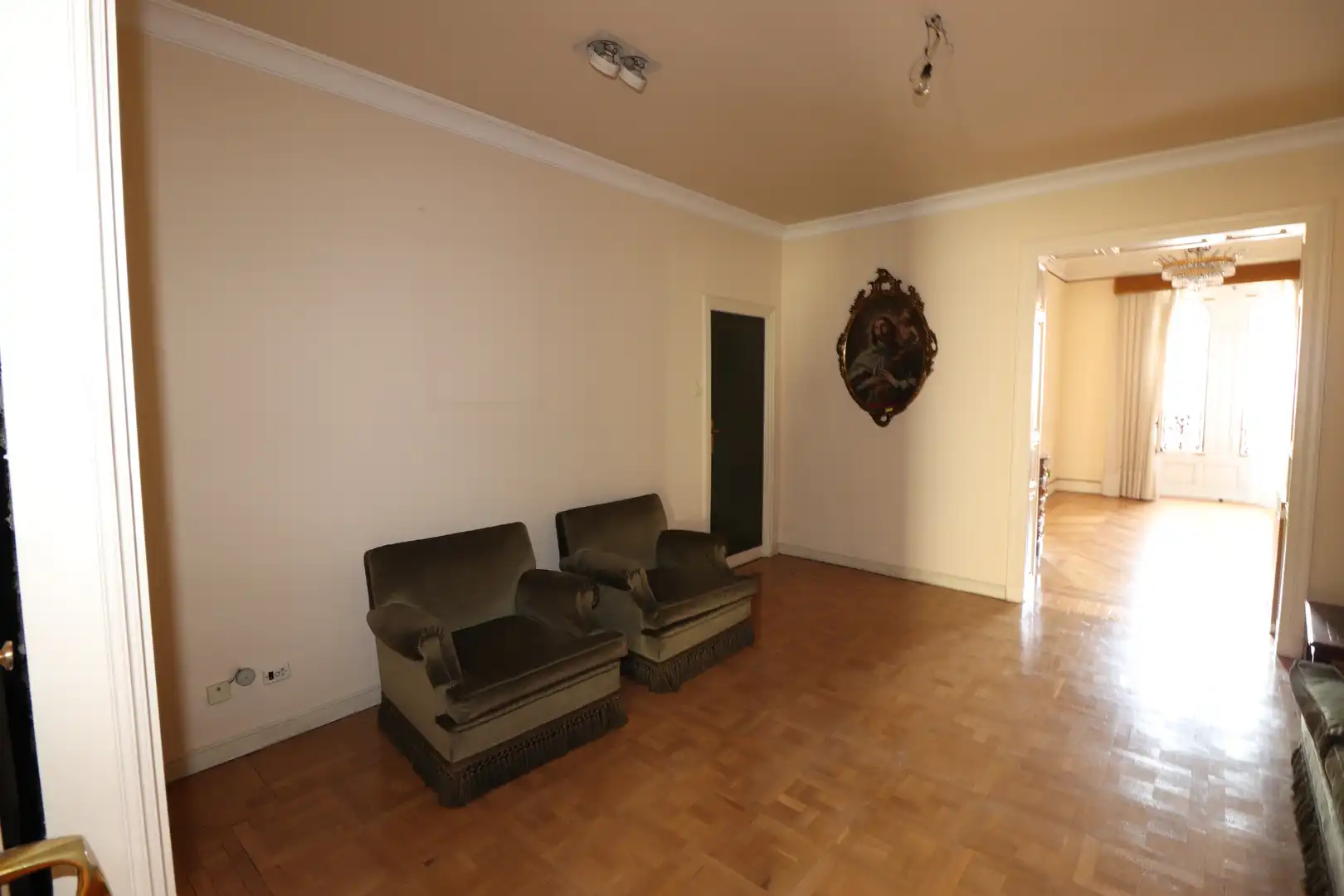 Sala de estar de Piso en venta en Madrid con Calefacción, Parquet y Trastero