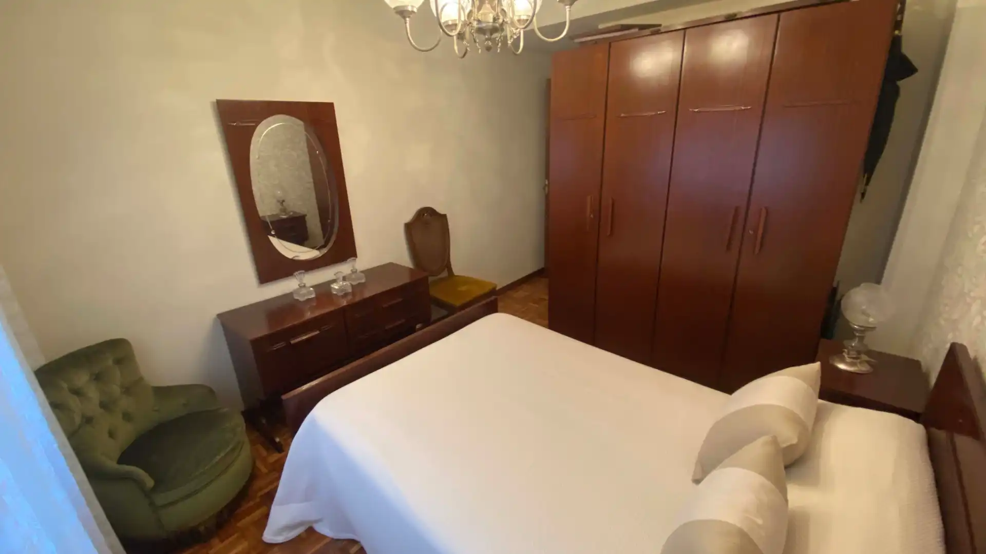 Bedroom of Flat for sale in San Martín del Rey Aurelio  with Heating, Parquet flooring and Terrace