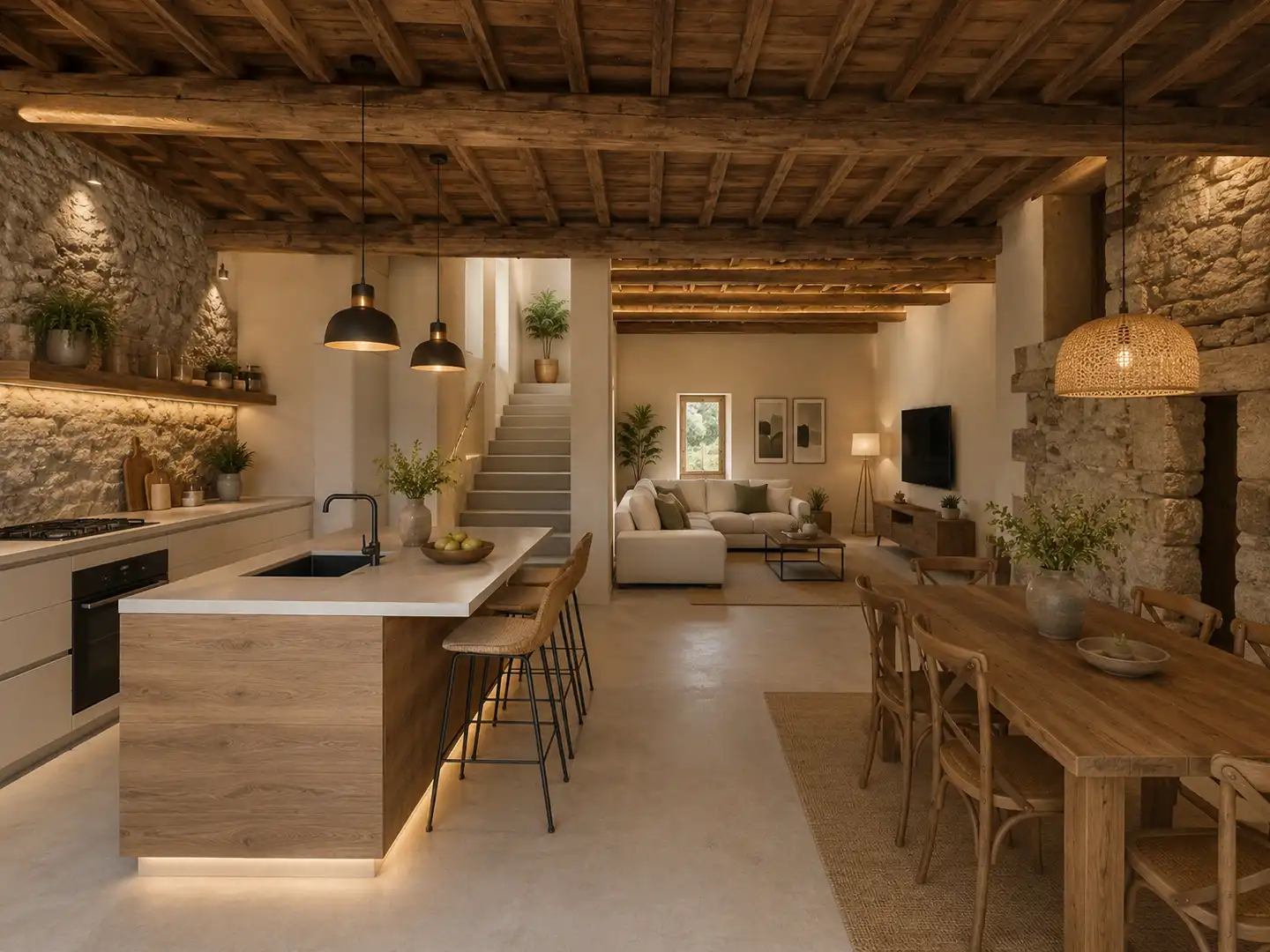 Sala d'estar de Casa adosada en venda en Marín amb Jardí privat