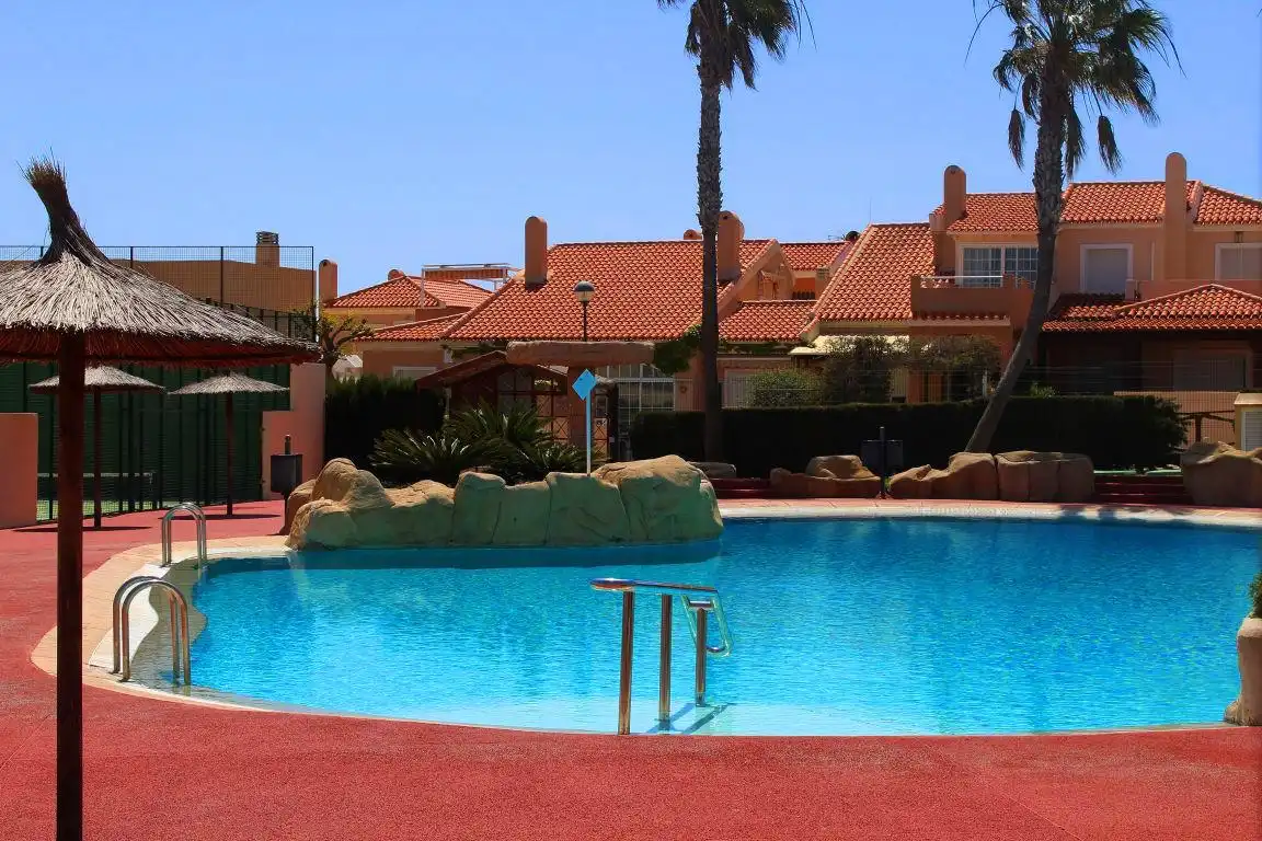 Swimming pool of Houses for sale in Santa Pola  with Heating, Private garden and Furnished