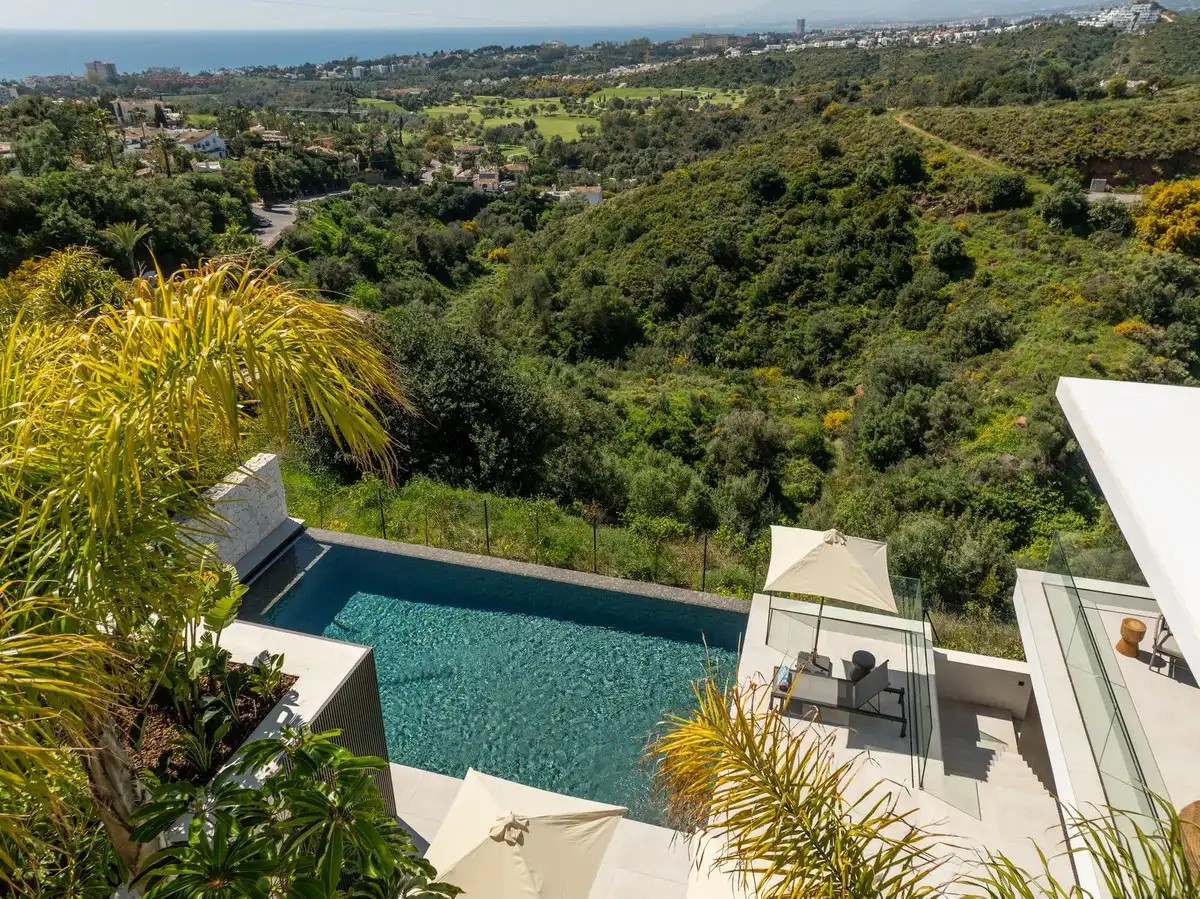 Swimming pool of Houses for sale in Marbella  with Private garden, Terrace and Storage room