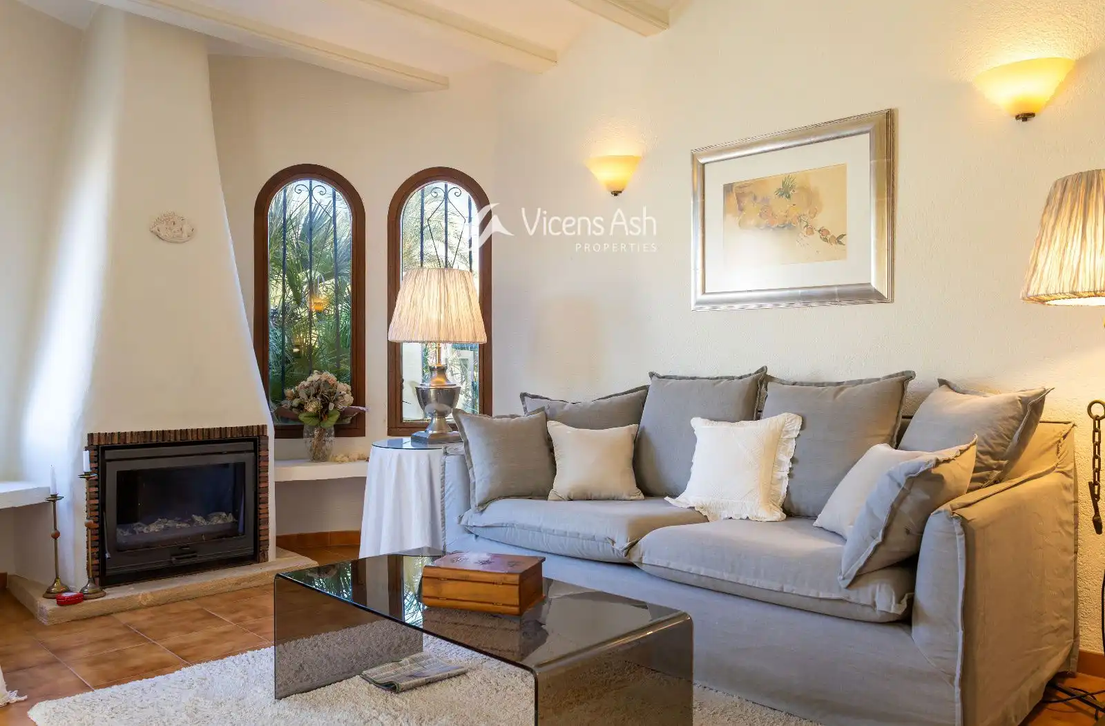 Living room of Houses for sale in Jávea / Xàbia  with Air Conditioner, Heating and Storage room