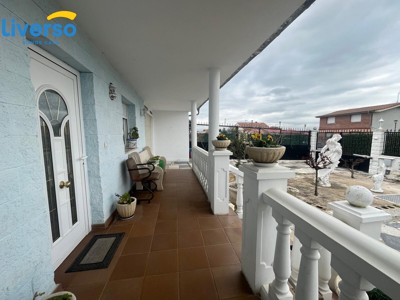 Terrassa de Casa o xalet en venda en Briviesca amb Calefacció, Jardí privat i Terrassa