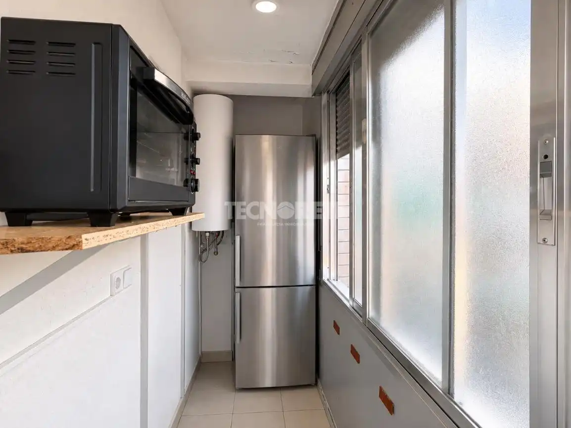 Kitchen of Flat for sale in Madrid  with Air Conditioner and Balcony