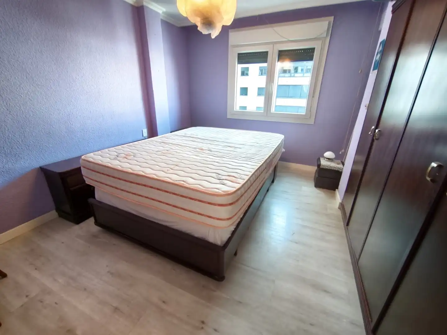 Bedroom of Flat for rent in Albacete  with Heating, Furnished and Balcony
