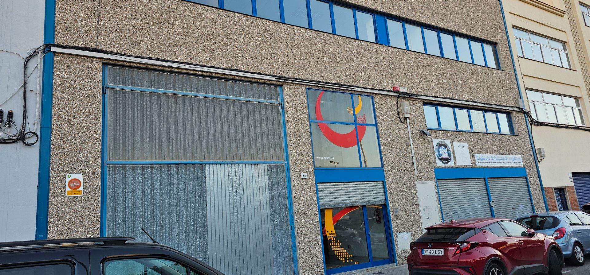 Exterior view of Industrial buildings for sale in L'Hospitalet de Llobregat