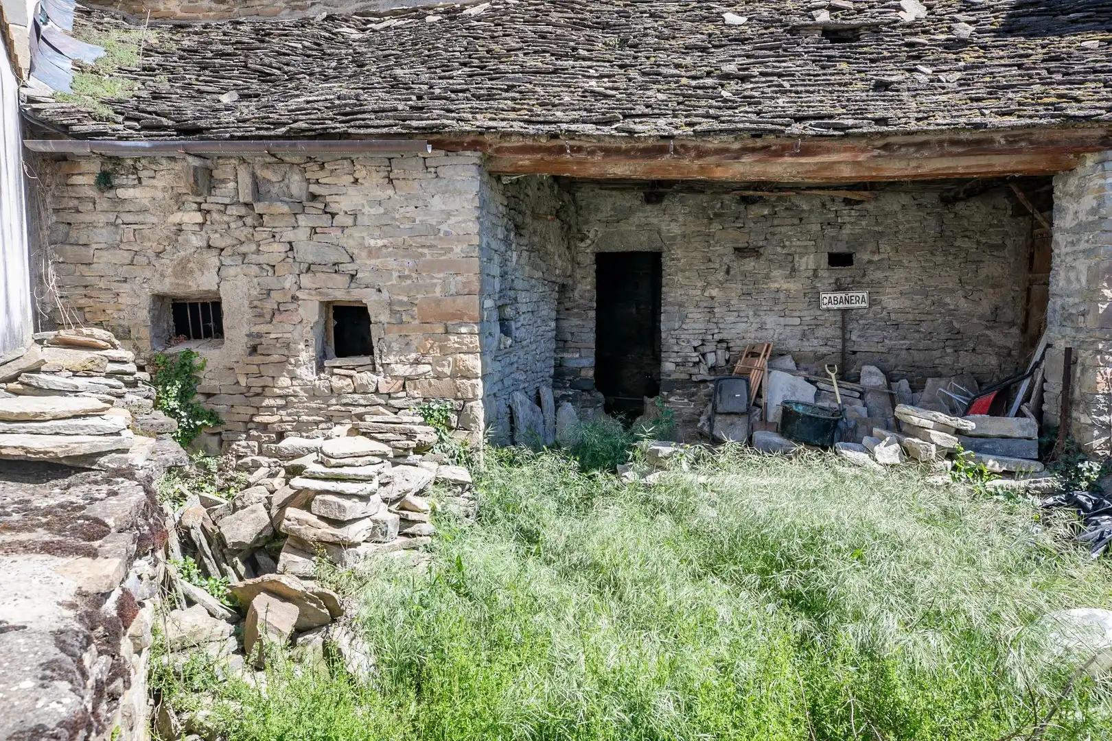 Vista exterior de Finca rústica en venda en Sabiñánigo