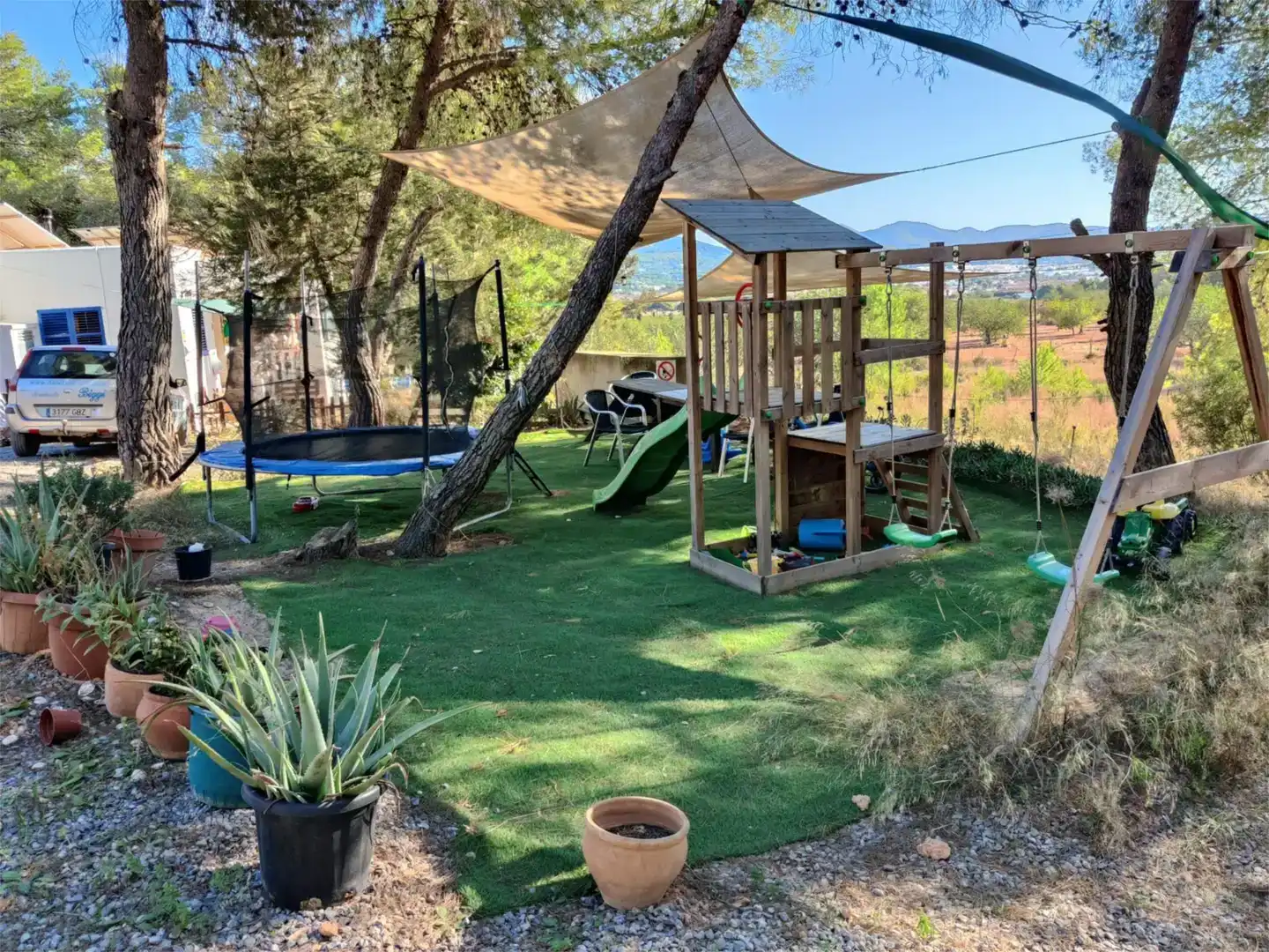 Jardí de Finca rústica en venda en Sant Antoni de Portmany amb Aire condicionat, Jardí privat i Moblat