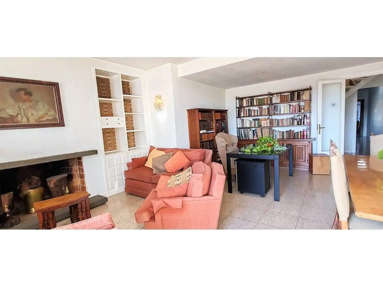 Wohnzimmer von Wohnung zum Verkauf in Girona mit Klimaanlage, Heizung und Terrasse