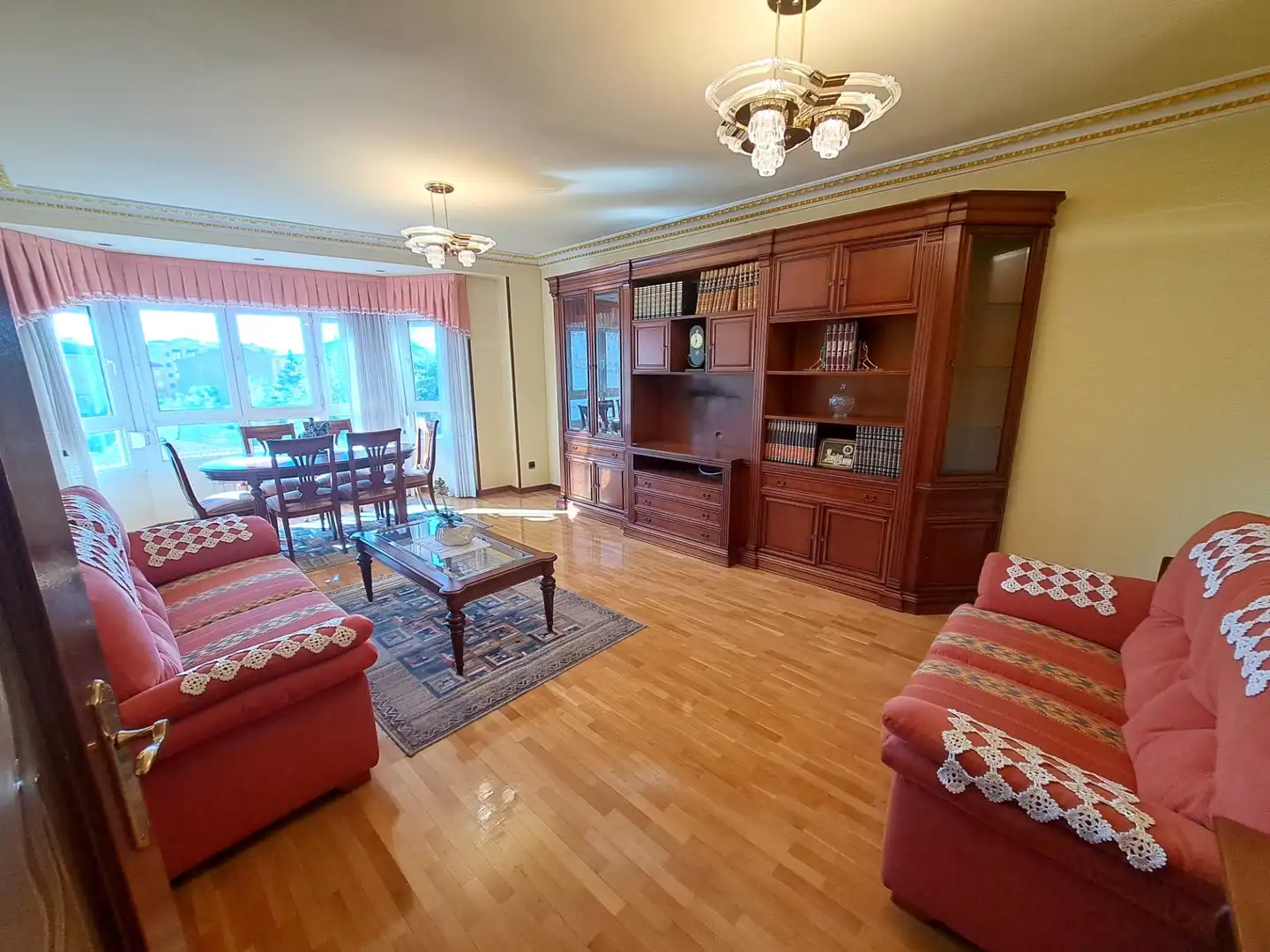 Living room of Flat for sale in Haro  with Heating, Storage room and Furnished