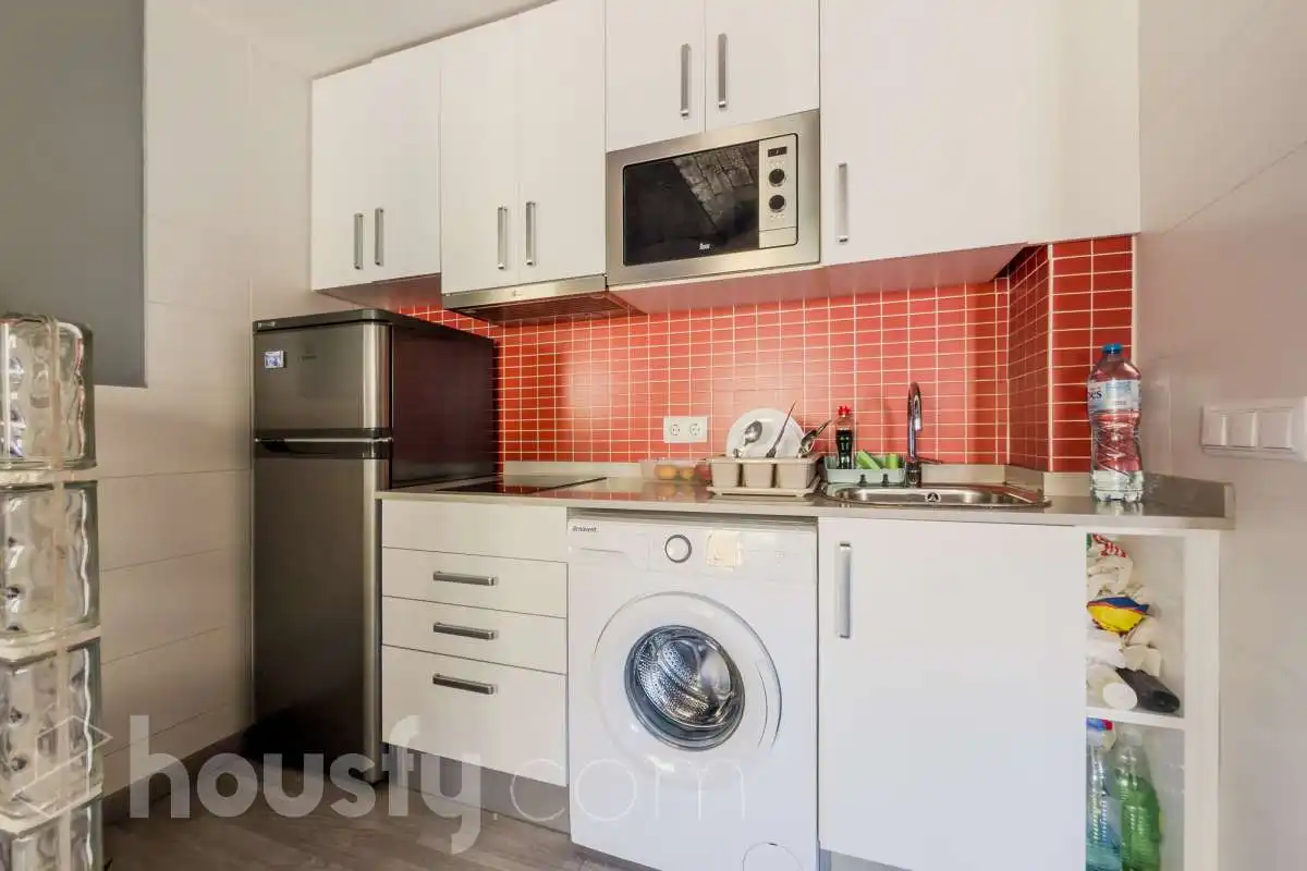 Cocina de Piso en venta en Barcelona con Aire acondicionado, Parquet y Amueblado