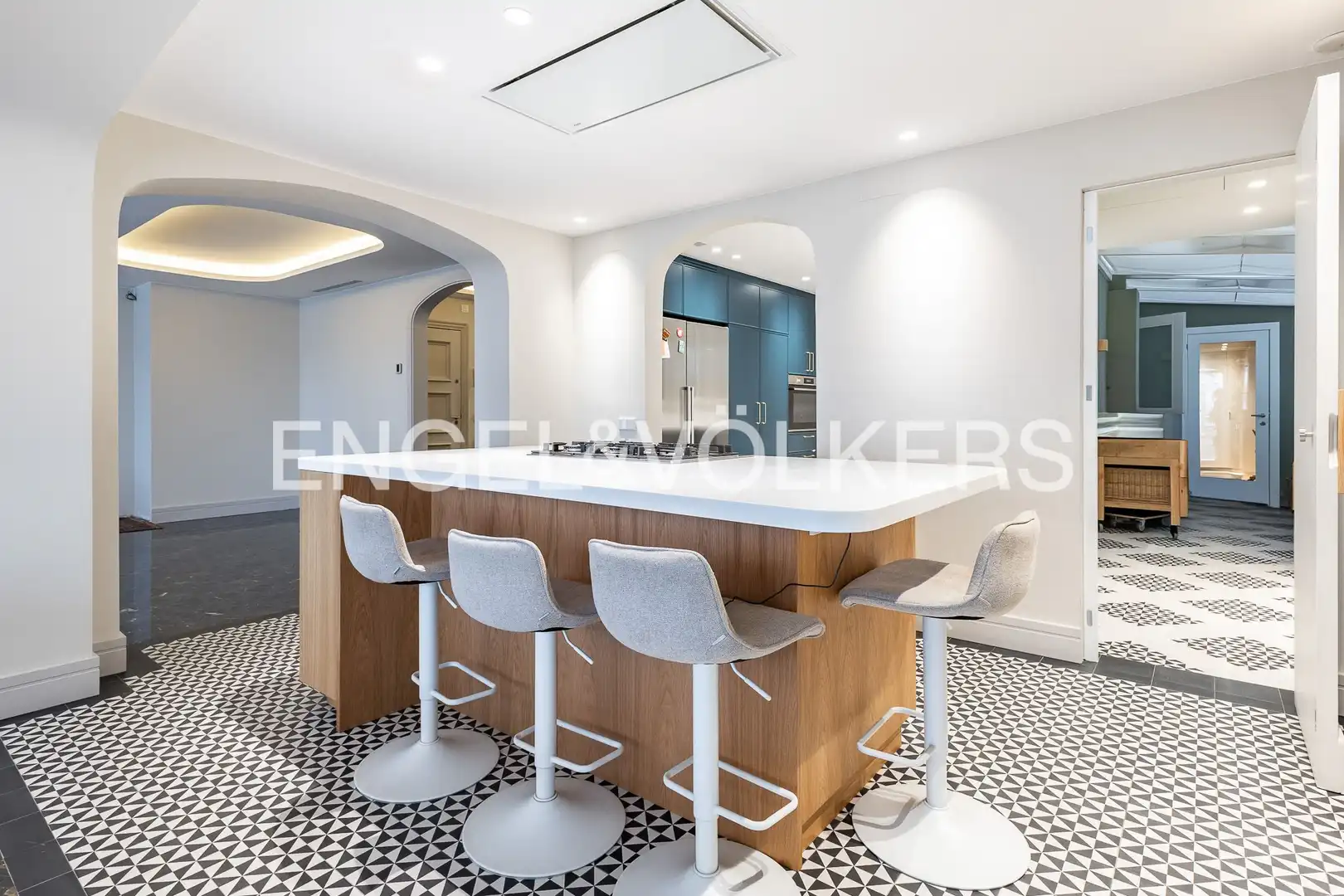 Kitchen of Flat for sale in Barcelona  with Air Conditioner, Heating and Parquet flooring