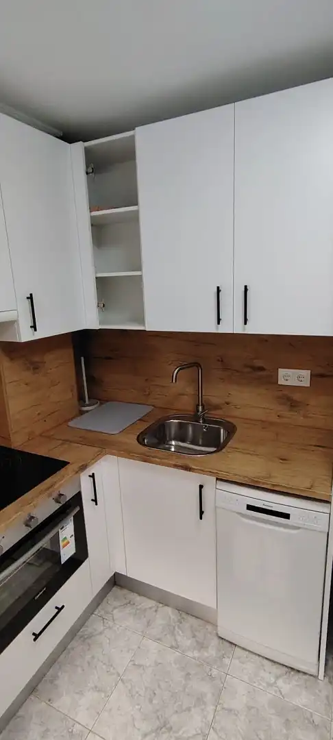 Küche von Wohnung zur Miete in Salamanca mit Heizung, Möbliert und Ofen