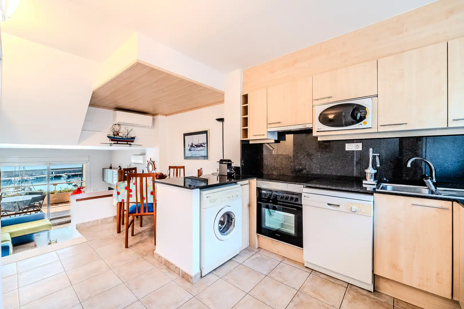 Cocina de Apartamento en venta en L'Ametlla de Mar  con Aire acondicionado, Terraza y Amueblado