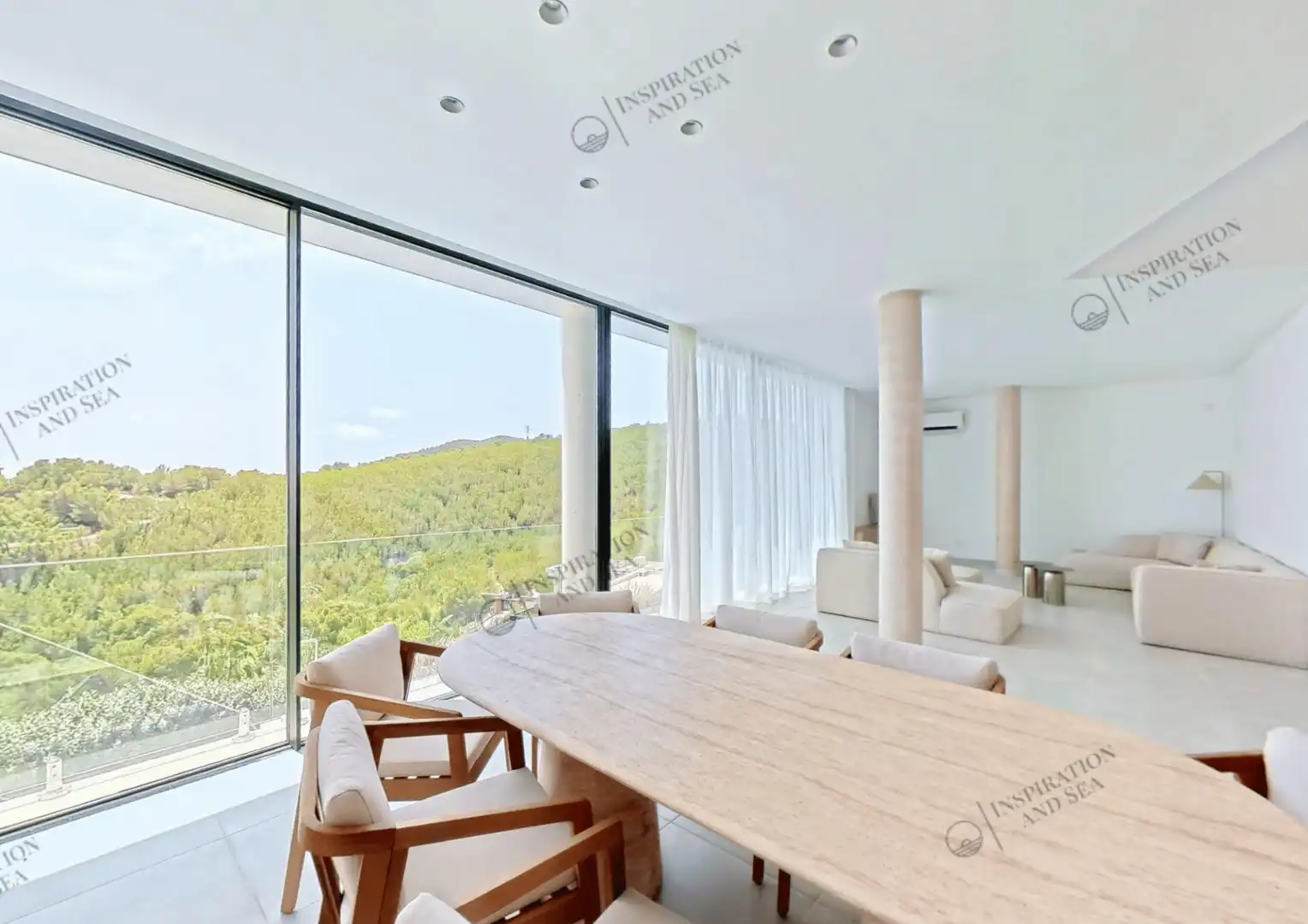 Menjador de Casa o xalet de lloguer en Eivissa amb Aire condicionat, Calefacció i Jardí privat