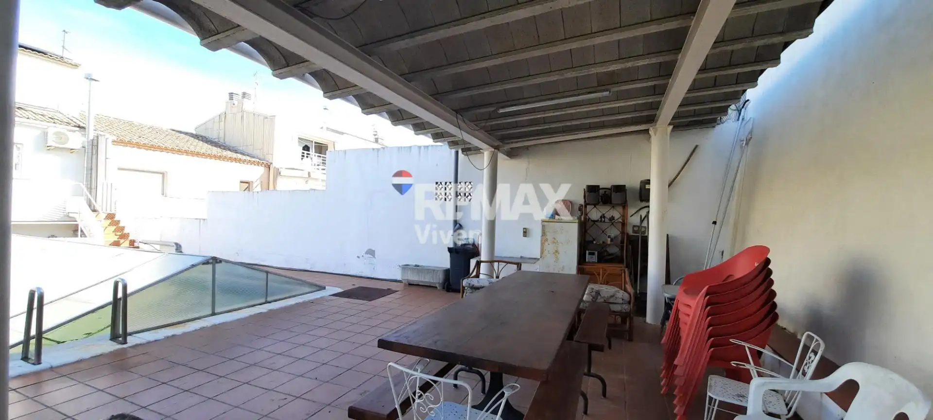 Terraza de Casa adosada en venta en Vilanova i la Geltrú con Aire acondicionado, Jardín privado y Terraza