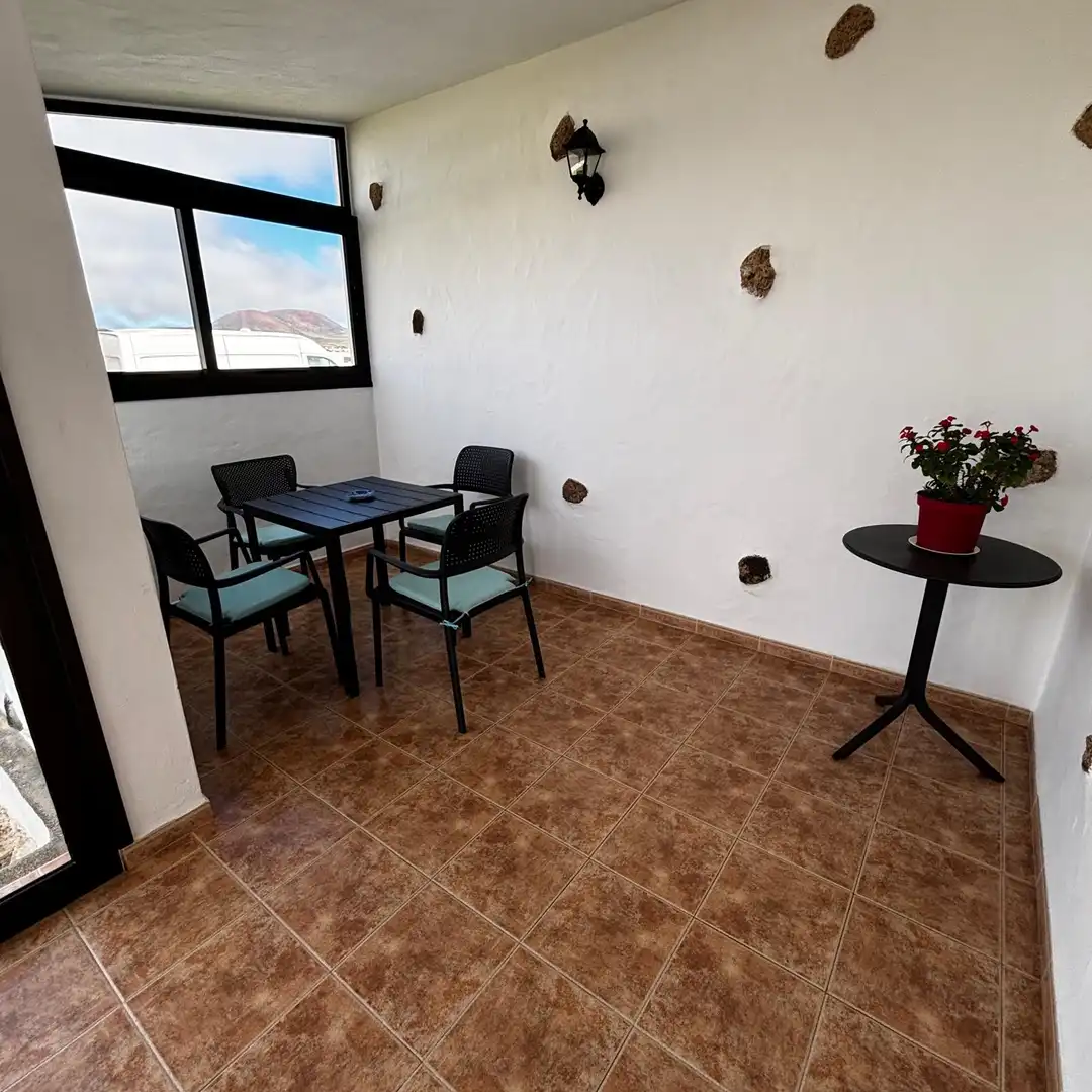 Terraza de Casa o chalet de alquiler en La Oliva con Jardín privado, Terraza y Amueblado
