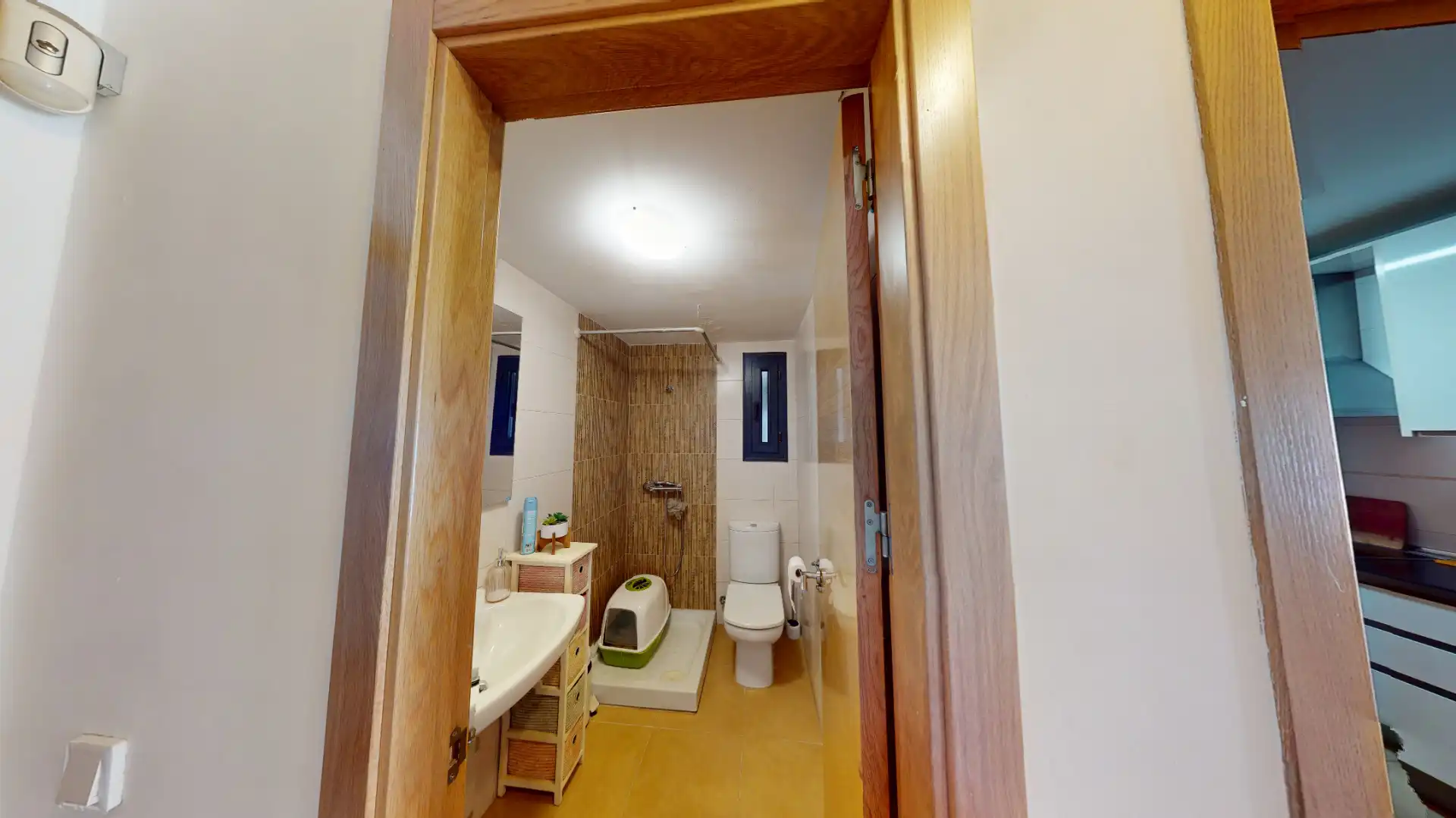 Bathroom of Flat for sale in Roquetas de Mar  with Air Conditioner, Heating and Private garden