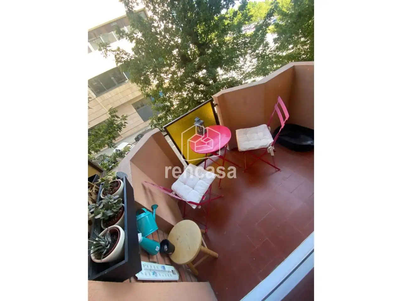 Terraza de Piso de alquiler en Lleida con Parquet, Amueblado y Balcón