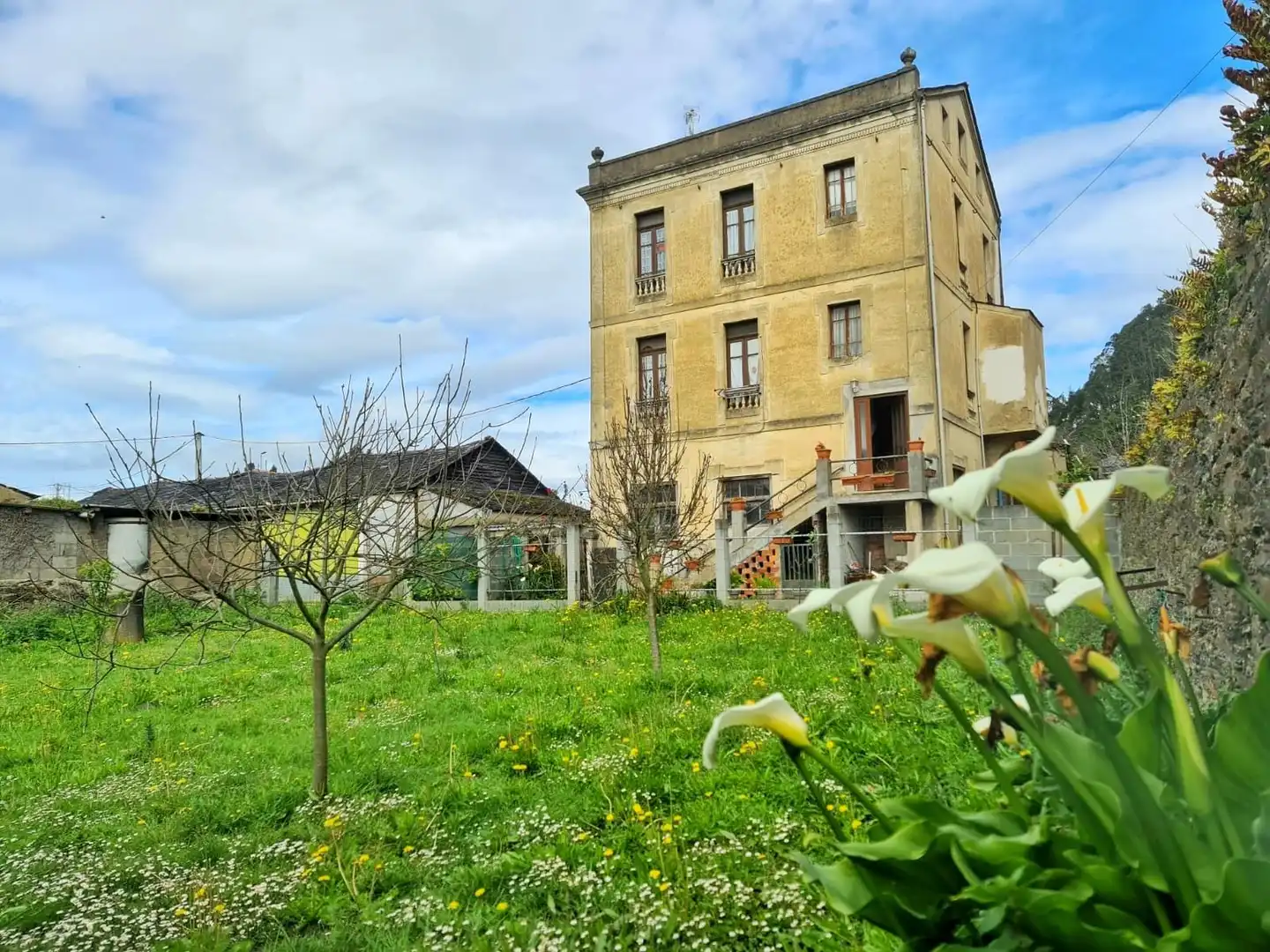 Vista exterior de Casa o chalet en venta en Vegadeo con Jardín privado, Trastero y Balcón