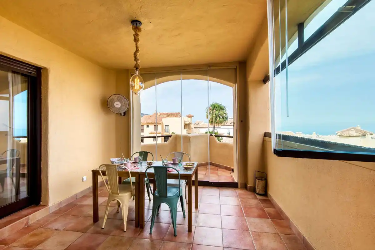 Terrace of Apartments for sale in Benalmádena  with Air Conditioner and Furnished