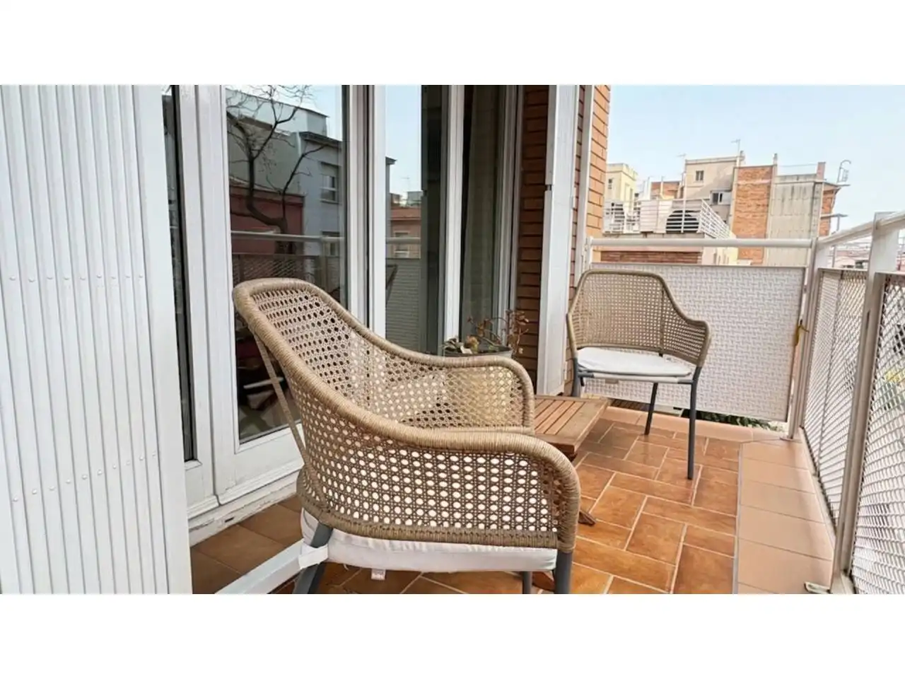 Terrasse von Wohnung zum Verkauf in Terrassa mit Klimaanlage, Heizung und Balkon