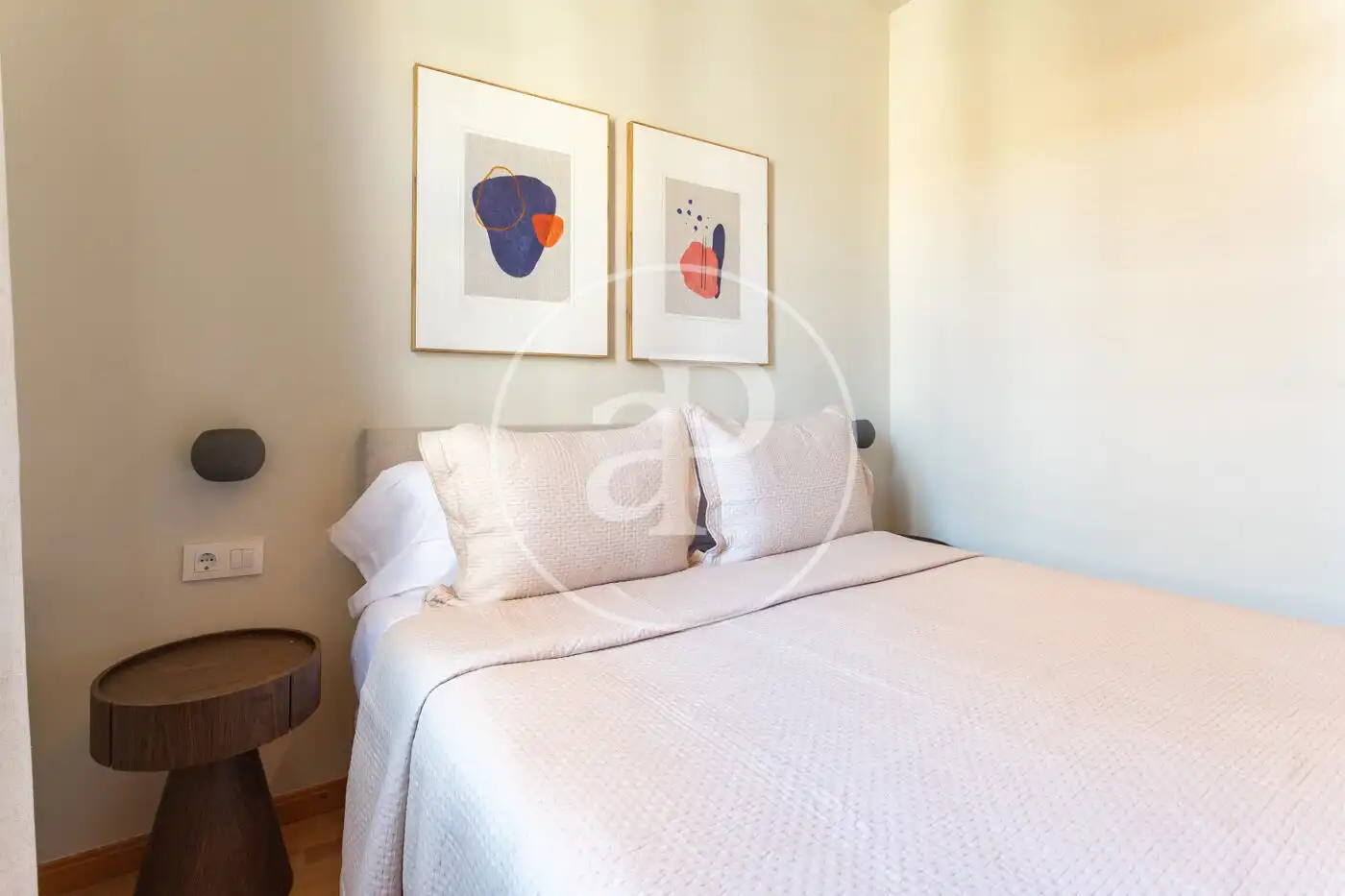 Schlafzimmer von Wohnung zur Miete in Barcelona mit Klimaanlage, Heizung und Möbliert