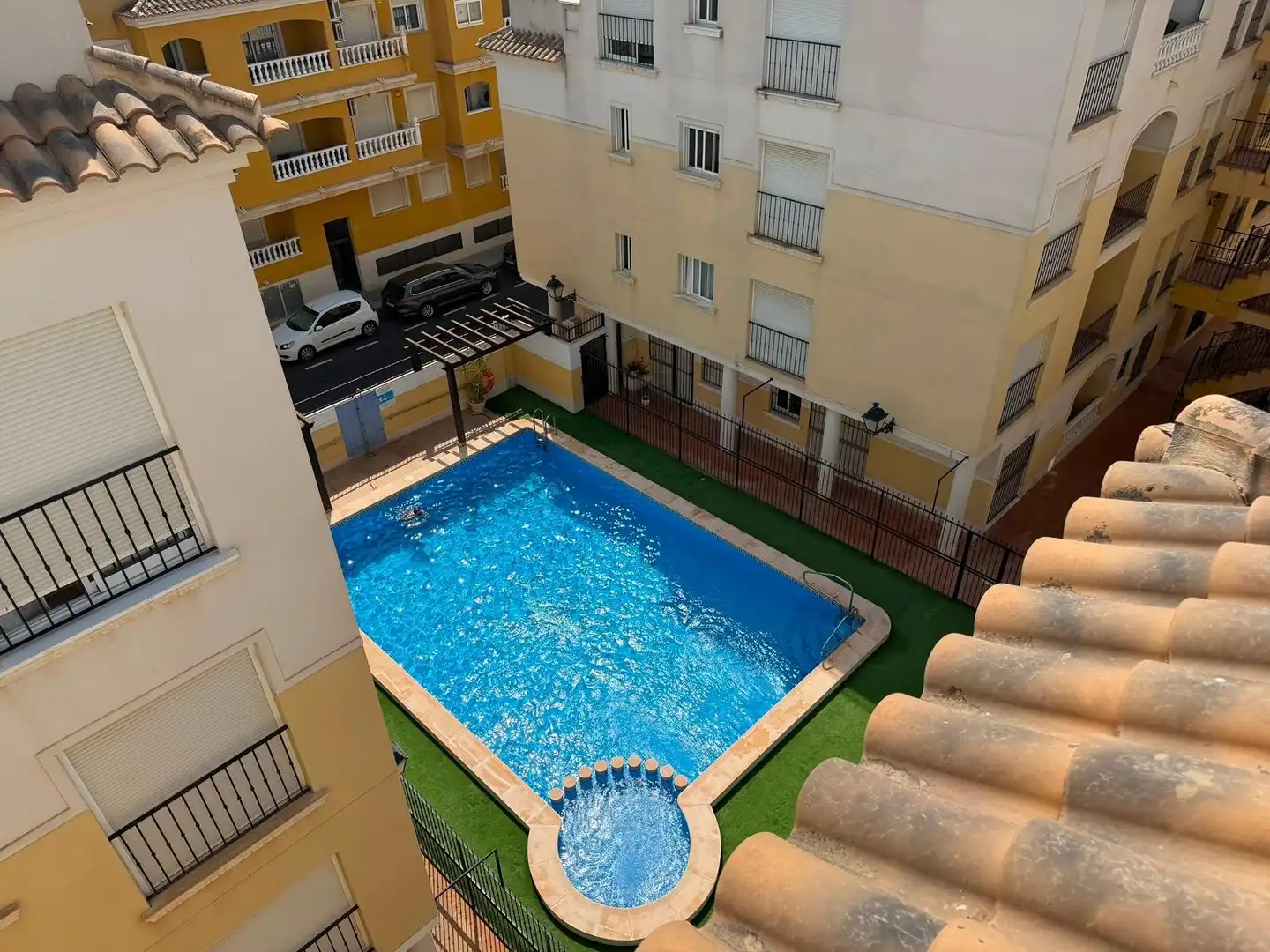 Swimming pool of Flat for sale in Formentera del Segura