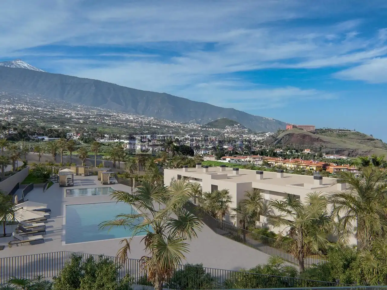 Vista exterior de Ático en venta en La Orotava con Piscina comunitaria