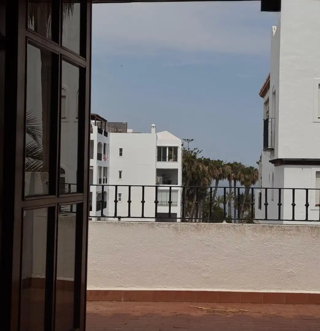 Balcony of Houses for sale in Roquetas de Mar  with Air Conditioner, Heating and Private garden