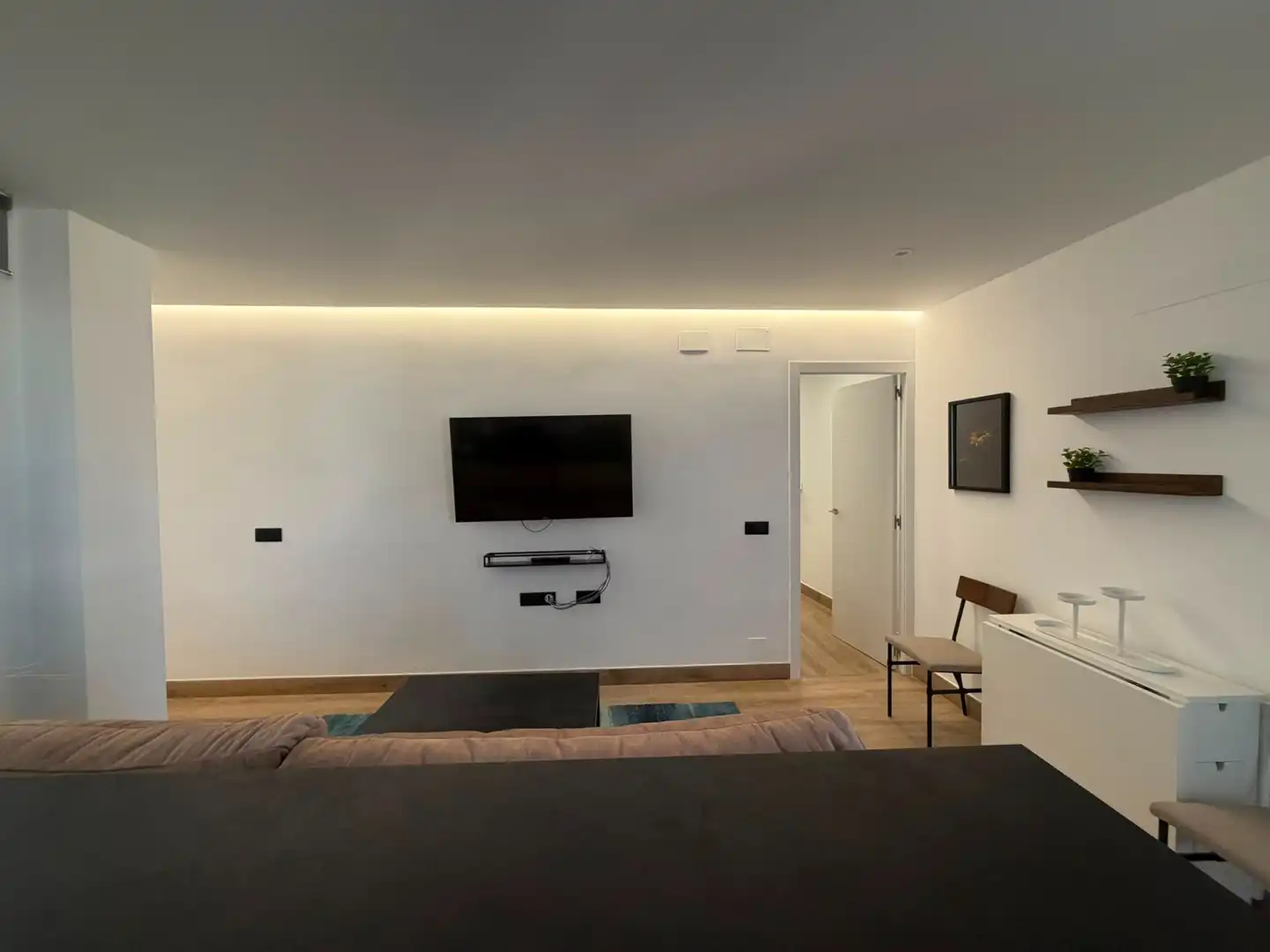 Sala d'estar de Pis en venda en Jaén amb Aire condicionat, Moblat i Balcó