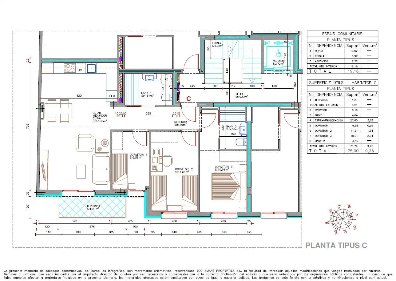 Appartamento con terrazza in vendita a CESAR MARTINELL I BRUNET, imagen 14