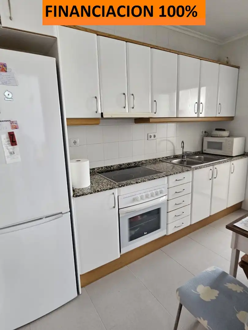 Kitchen of Flat for sale in Mont-roig del Camp  with Air Conditioner, Terrace and Furnished