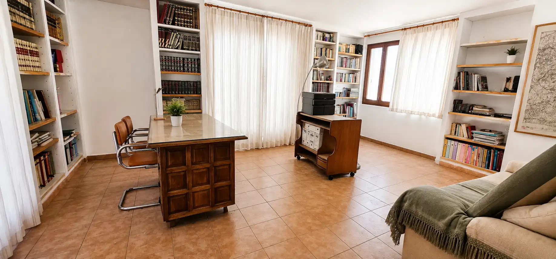 Sala de estar de Casa adosada en venta en Totana con Terraza, Trastero y Amueblado