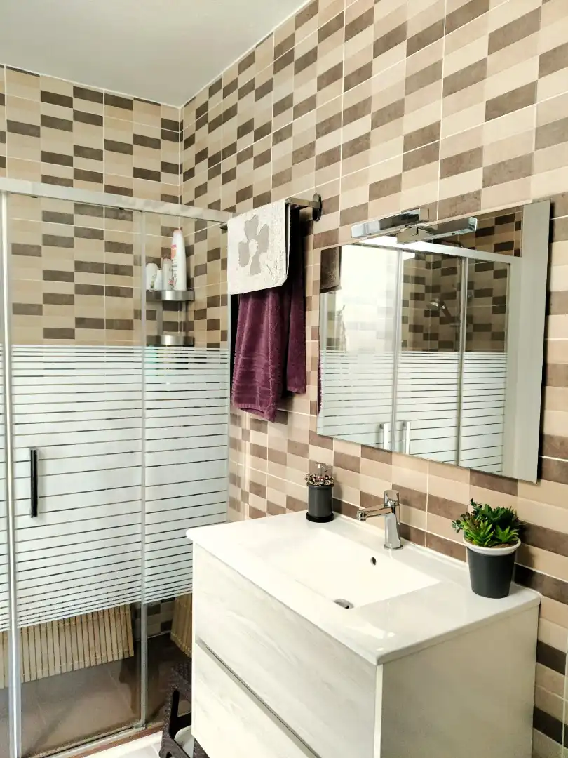 Bathroom of Flat for sale in Lorca  with Air Conditioner, Terrace and Furnished
