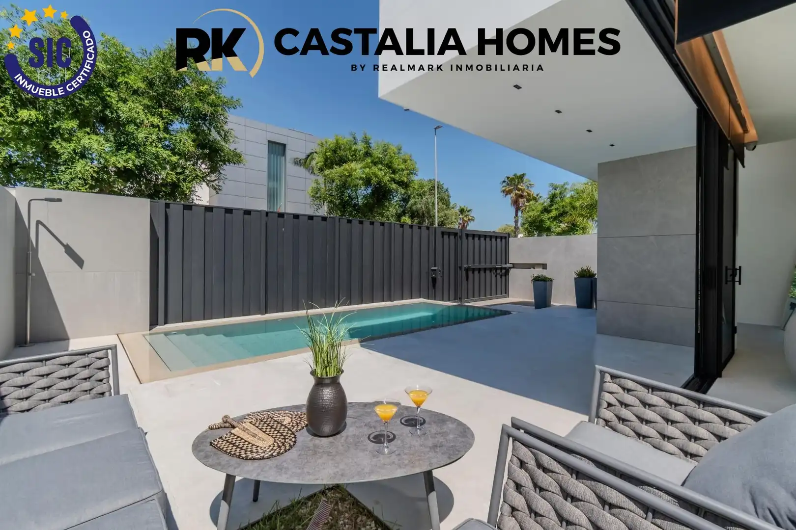 Terrassa de Casa o xalet en venda en Castellón de la Plana / Castelló de la Plana amb Aire condicionat, Calefacció i Jardí privat
