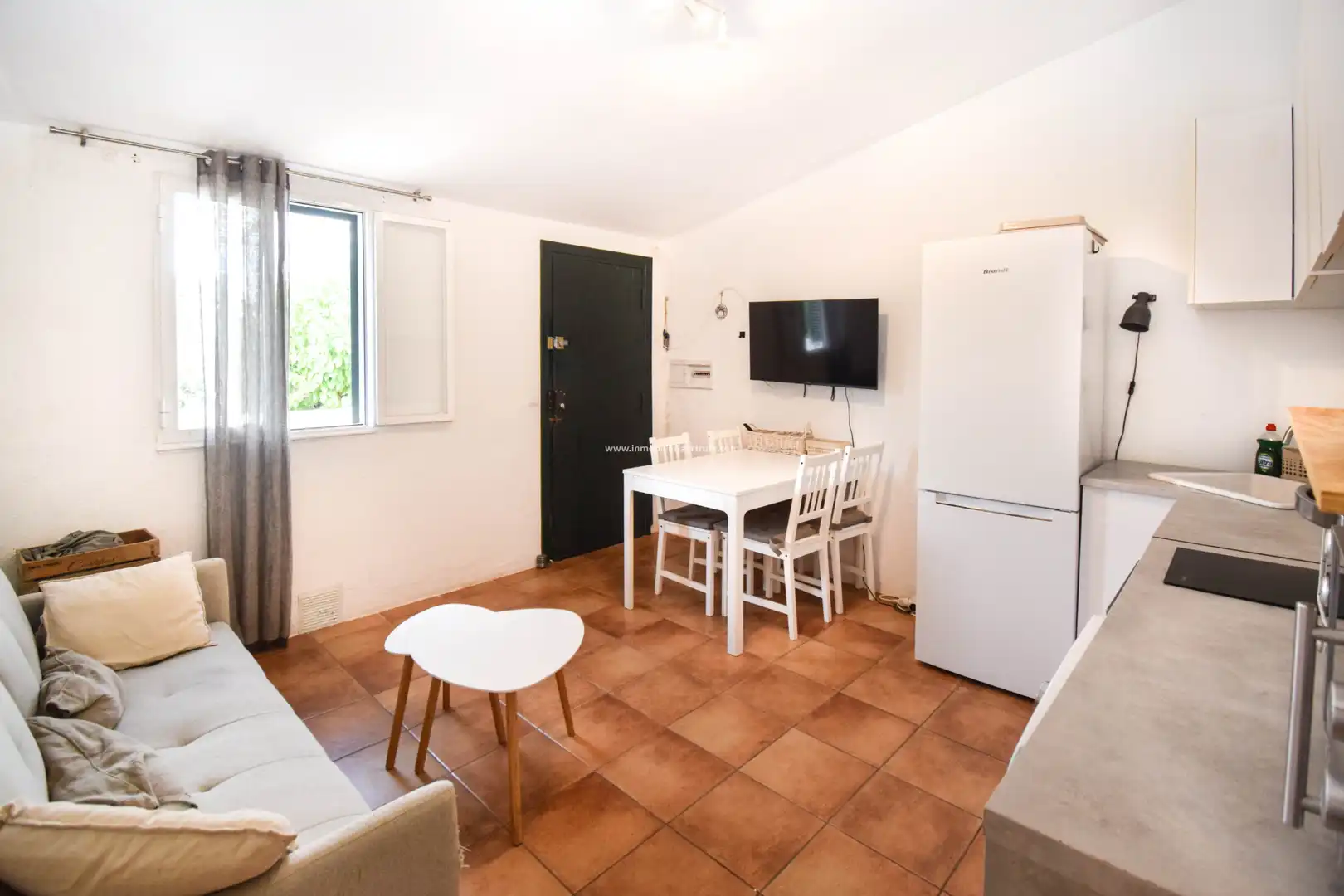 Sala de estar de Apartamento en venta en Ciutadella de Menorca con Aire acondicionado, Terraza y Amueblado