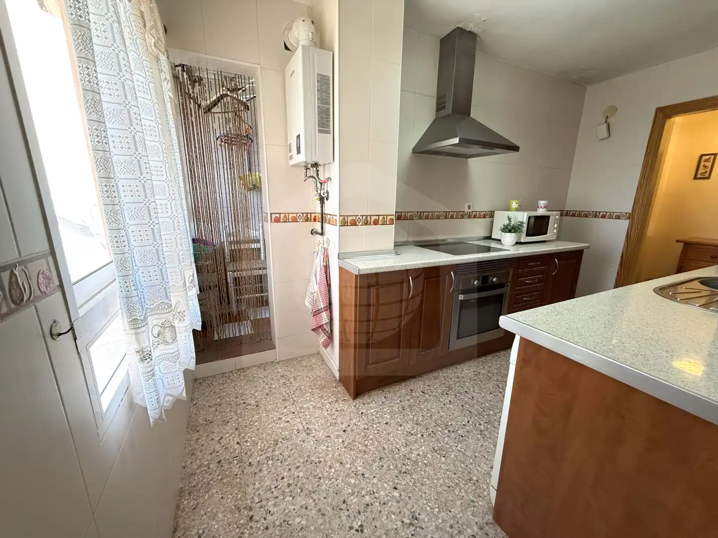 Küche von Wohnung zum Verkauf in Málaga mit Terrasse, Möbliert und Ofen