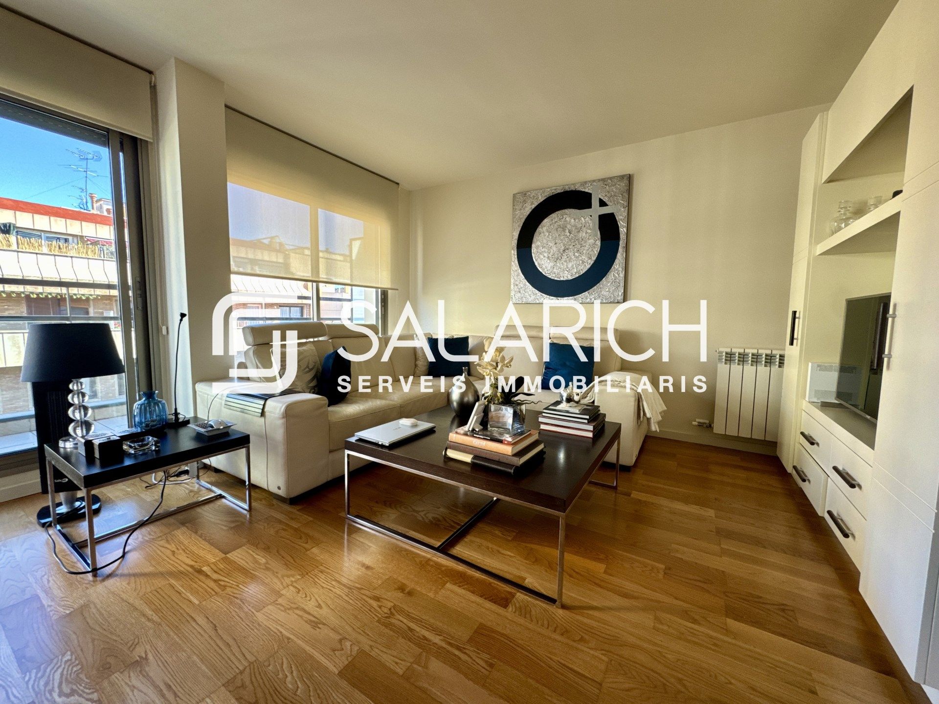 Living room of Flat for sale in  Barcelona Capital  with Air Conditioner, Heating and Terrace