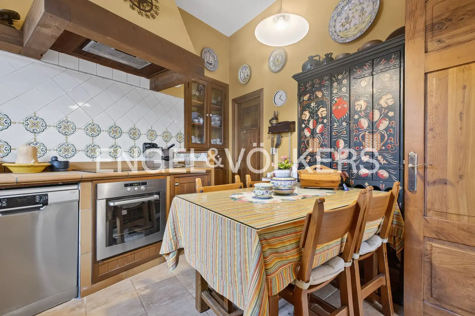 Cocina de Casa adosada en venta en Gerena con Aire acondicionado y Calefacción