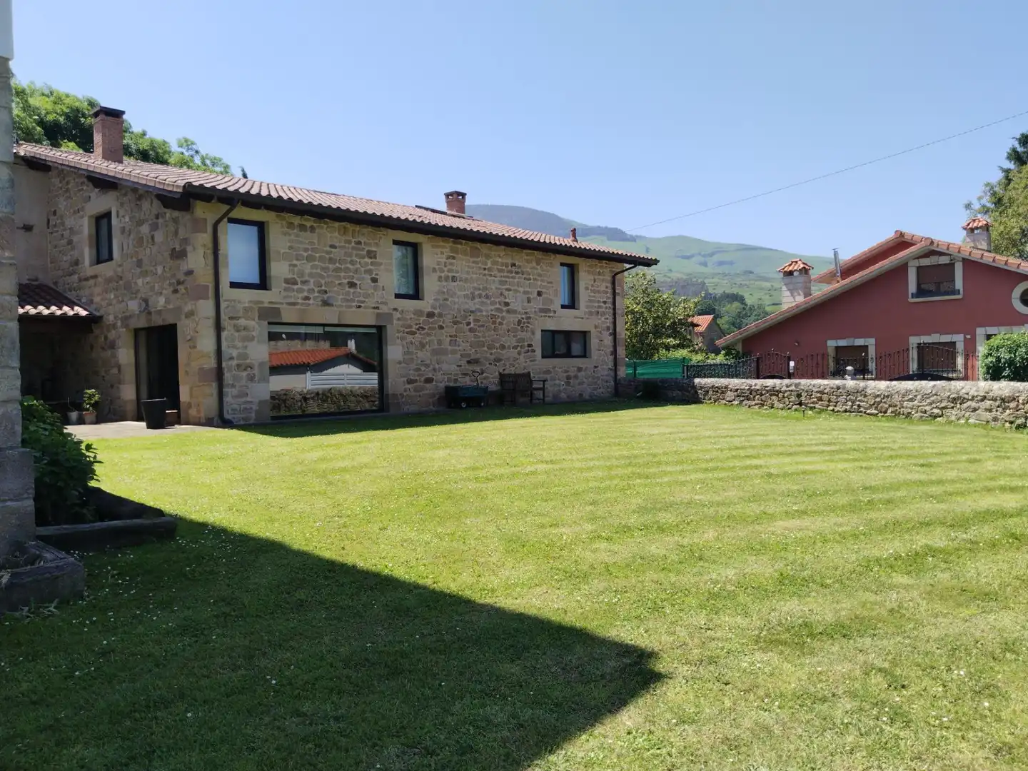Außenansicht von Haus oder Chalet zur Miete in Molledo mit Heizung, Privatgarten und Terrasse